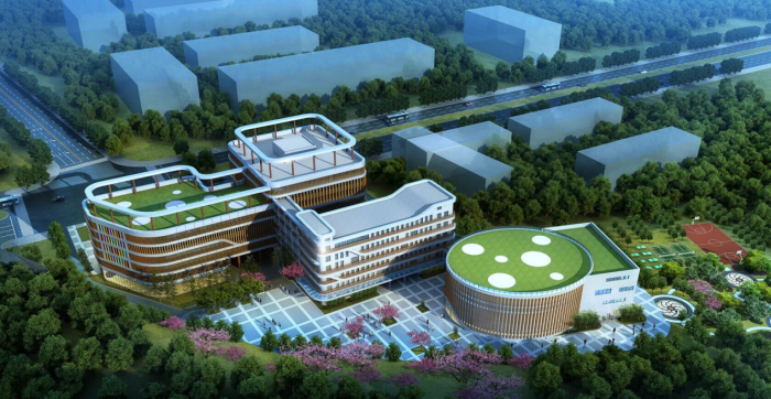 2.1庆阳市老年大学建设项目鸟瞰图。张方园 摄700.png