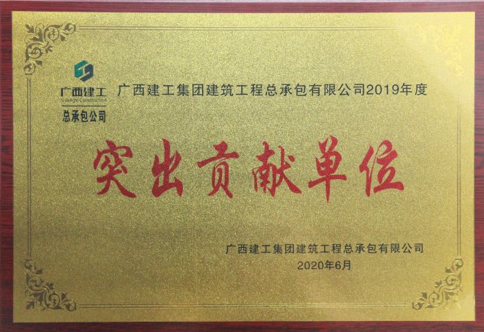 公司2019年凸起贡献单元奖牌。邓灿滨 摄.jpg