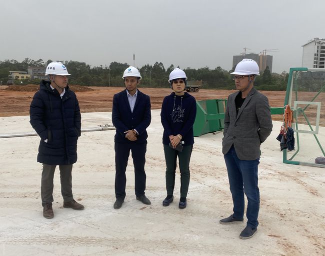 李红梅到二分公司仙葫水质净化厂项目查抄领导。杜存辉 摄（建图）.jpg